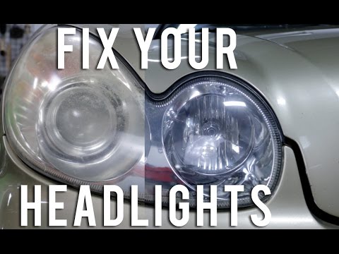 how to repair yellow headlights