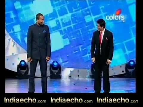 Indiaecho.com - Shahrukh And Yusuf Pathan Dance At Sahara IPL Awards 2010.flv