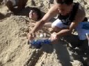 mike in the sand