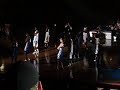 the villanova men's basketball team performs the 
