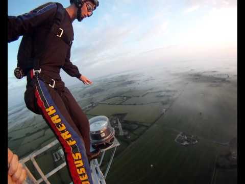 1000ft Base Jump at Sunrise Thumbnail of Video