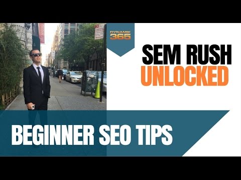 SEM RUSH Tutorial: SEO Keyword Research, Link Oppor ...