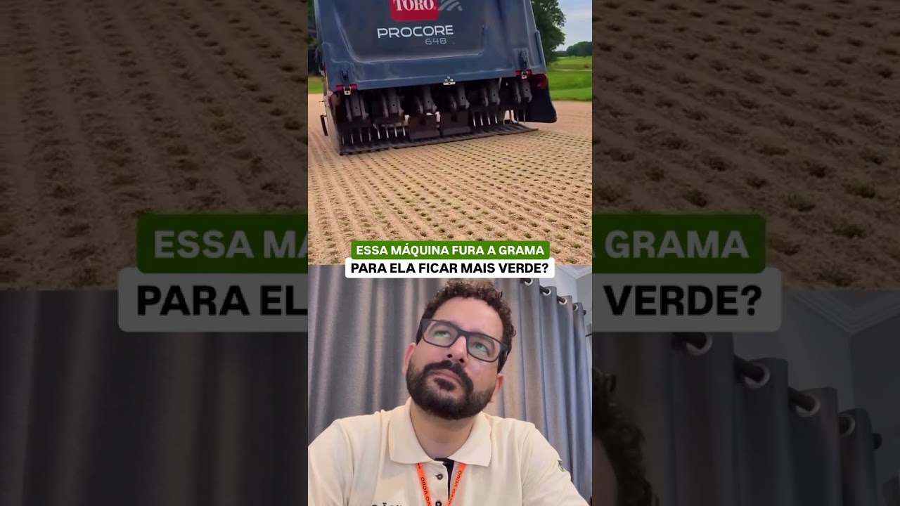 Parece que está destruindo a grama… mas o motivo impressiona 😳🌱 #Curiosidades #Tecnologia #Shorts