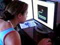 O jogo do mouse - Menina tomando um susto - Daniele