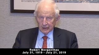 Farewell Message of Robert Morgenthau to the Armenian People: “Never Forget 1915”