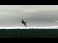 Eurofighter deploying decoy flares