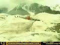 Russian helicopter crashes in the snow