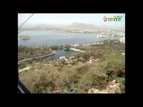 Bird eye view of Udaipur