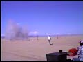Blown Nozzle on rocket at LDRS X