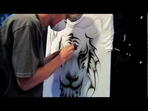 how to paint on a black t-shirt