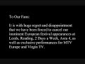 Slipknot cancel LEEDS & READING