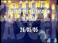 festejo en la plaza del ascenso de san martin a la primera a