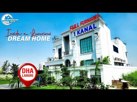 WOW Factor Guaranteed! Tour a Furnished 5BR House with Roof Garden in DHA Lahore (1 Kanal)