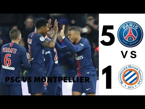 PSG VS Montpellier 5 - 1 All Goals & highlights 4k