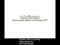 How to create or add Mailbox in Exchange Server 2007 Exchange Server Mailbox configuration tutorial