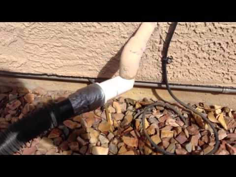how to unclog irrigation pipe