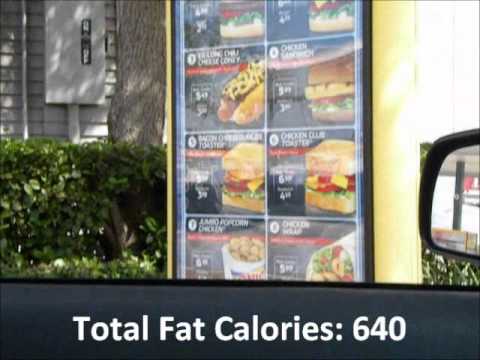 Calories in Gross Fast Food Items