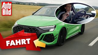 ABT RS3-R (2022) | Druck ohne Ende: Heiße Fahrt im getunten Kompakt-Sportler | Test mit Moritz Doka by Auto Bild