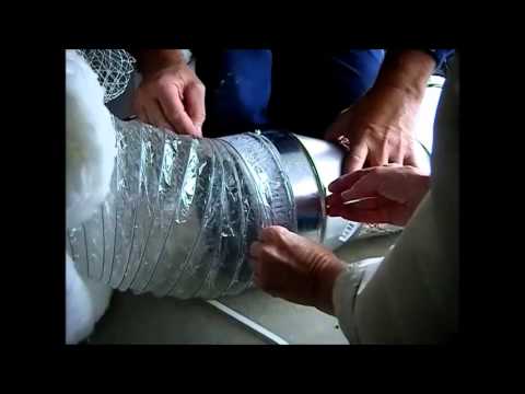 how to install a c vent