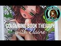 Colouring a Hannah Lynn Colouring Book Page using Copic Markers