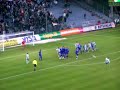 Petr Vorisek(Rapid Wien) Scores a Freekick against Pasching