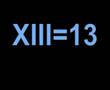 Roman Numerals  1-25 ( 1-XXV )