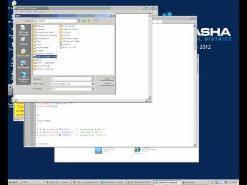 how to open html file