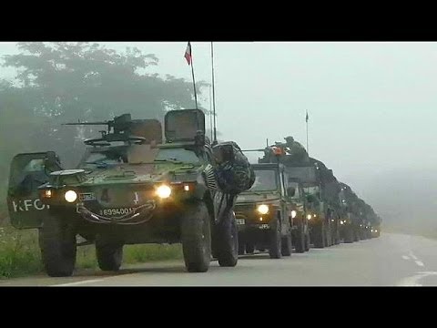 as - French troops arrived to a hero's welcome in the Central African Republic, as France announced that... euronews, the most watched news channel in Europe Subs...