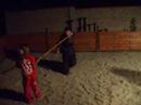 Morgaine & Sean Sparring