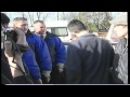 BIG FAT GYPSIES BEING EVICTED, TEMPERS GET RAISED, BULLDOZER MOVES IN.