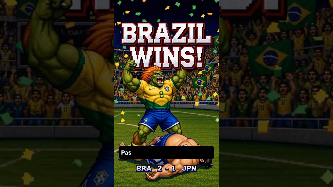I.A -  Brasil 2x1 Japão em Street Fighter 🤯