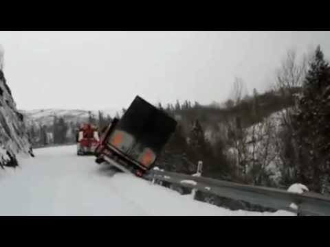 Acidente de camião na Noruega