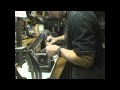 Belt sander knife sharpening