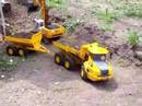 A40D mit Dumpanhänger