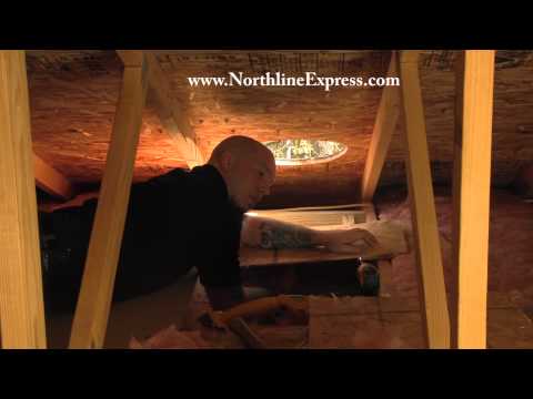 how to fasten duct insulation