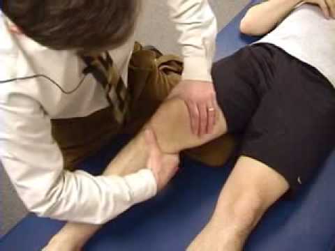 how to exam a knee