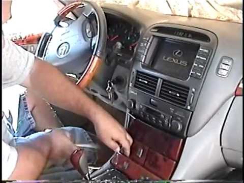 How to Remove Radio / CD Changer / Navigation from 2001, 2002, 2003 Lexus LS430 for Repair