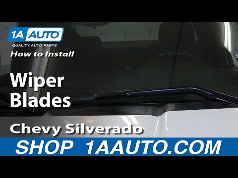 How To Install Replace Wiper Blades 2007-13 Chevy Silverado GMC Sierra