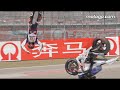 Lorenzo crash stills