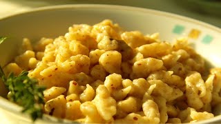 Hausgemachte Haselnuss - Spätzle