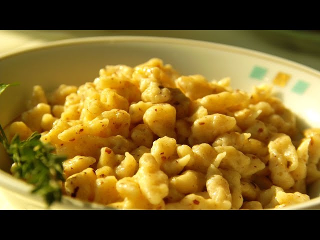 Hausgemachte Haselnuss - Spätzle