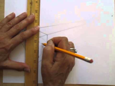 how to draw the letter m in perspective