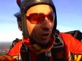 This clip shows a man who attaches engines to his legs and then jumps out of a hot air balloon wearing a wingsuit. He manages to achieve 30 seconds of horizontal flight without loosing any altitude (allegedly)