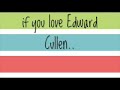 edward cullen