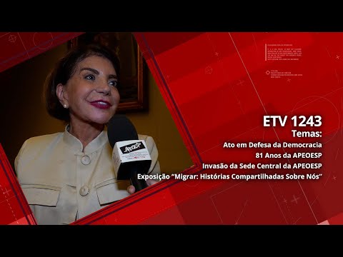 Ato em Defesa da Democracia | 81 Anos da APEOESP | Invasão da Sede Central da APEOESP | Exposição “Migrar: Histórias Compartilhadas Sobre Nós”