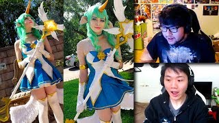 Box Box REALLY Likes Sneaky Cosplay | Bjergsen Gets Oneshot | Scarra | Dyrus | LoL Funny Moments