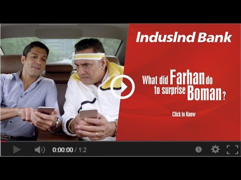 IndusInd Bank-IndusInd Bank - Fingerprint Banking TVC featuring Farhan & Boman