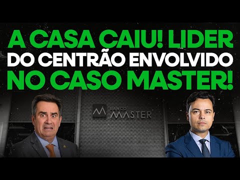 🚨 Ciro Nogueira, chefe do centrão, está envolvido no caso Master!