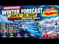 Vancouver Winter Forecast Jan 5–20, 2027: Super El Niño, Atmospheric Rivers & Mountain Snow Risks