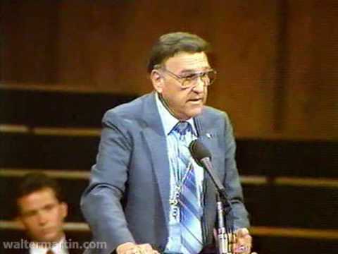 Dr. Walter Martin – Part 1 of 2 – Jehovah of the Watchtower 1987